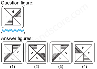 Non verbal reasoning, water images practice questions with detailed solutions, water images question and answers with explanations, Non-verbal series, water images tips and tricks, practice tests for competitive exams, Free water images practice questions